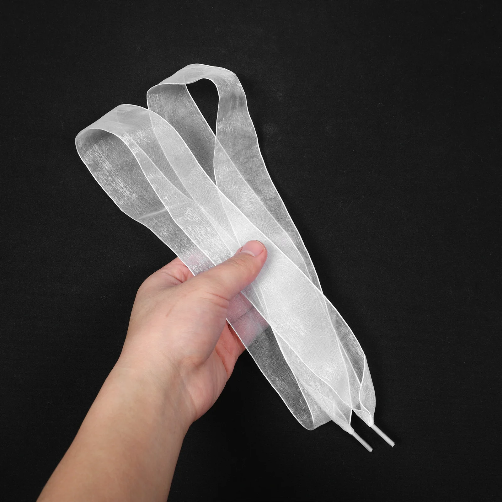 

1Pair Silk Chiffon Ribbon Shoelaces Flat Satin Candy Color Shoe Laces for Women Sneakers High Heels Sandals Wedding Party