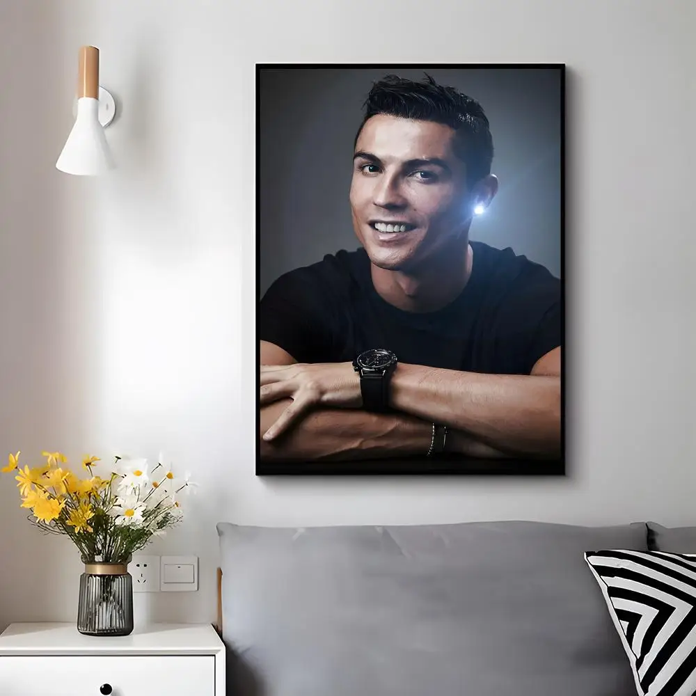 Athletic Player Cristiano Ronaldo Poster Trendy Aesthetic Wall Decor for Dorm & Bedroom