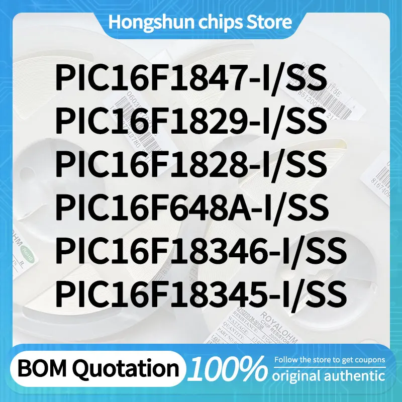 

PIC16F18346 PIC16F18345 PIC16F1847 PIC16F1829 PIC16F1828 PIC16F648A-I/SS Standard version
