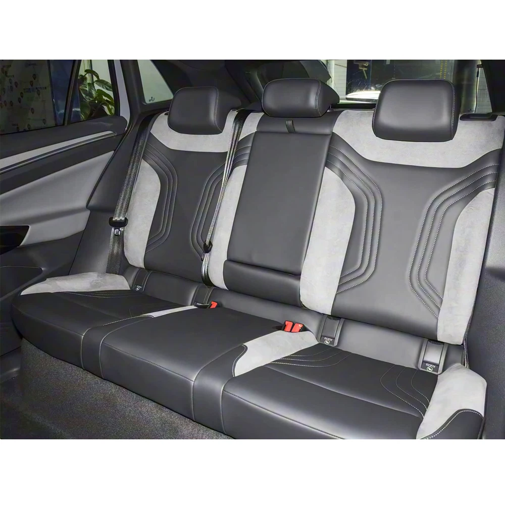مخصص غطاء مقعد السيارة 5 مقاعد ل VW ID.4 CROZZ 2021 20222 2023 2024 2025 2026 كامل مغطاة وسادة مقعد مقعد أغطية حماية #4