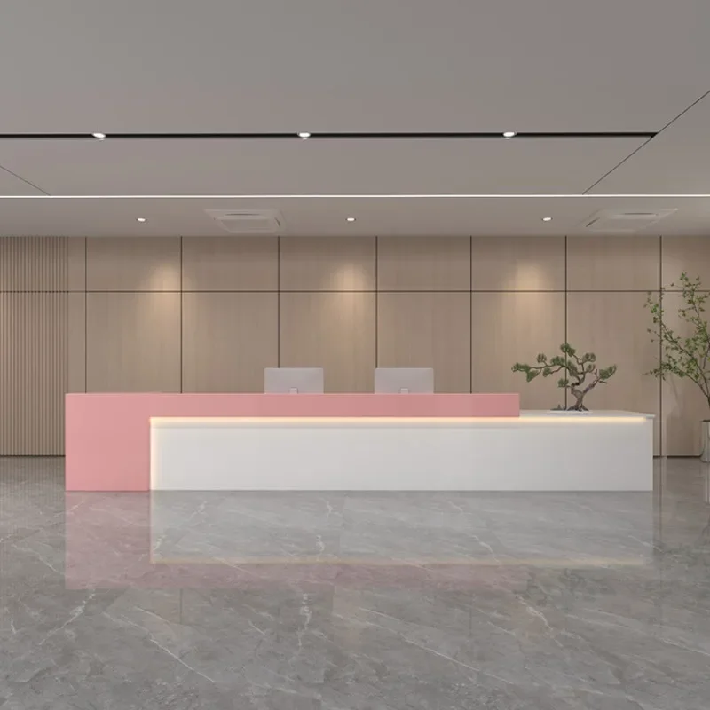 a*-Company Organizers Reception Desks Modern Shop Beauty Hotel Luxury Bar Reception Desks Beauty Mostrador Commercial Furniture^