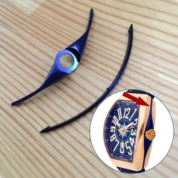 Aluminium Blue Watch Frame Fixed Part for Franck Muller FM MEN'S COLLECTION V45 Automatic Watch Case Side Parts