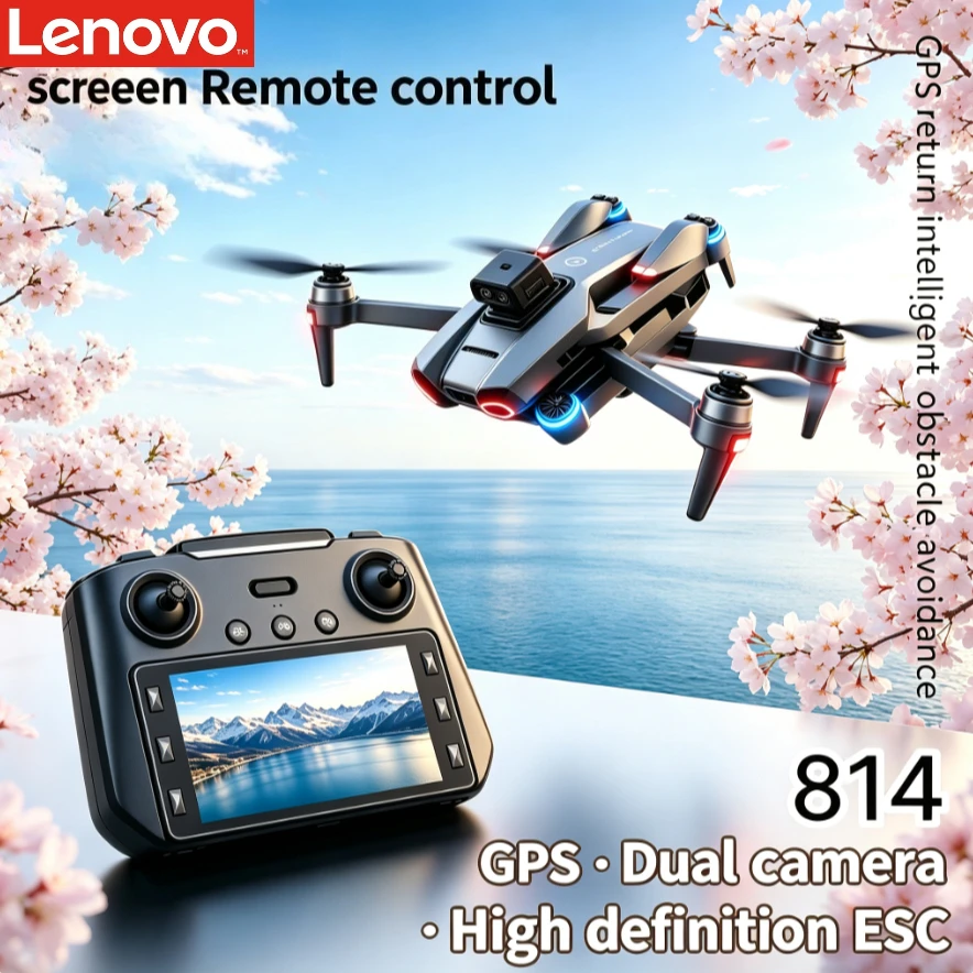 Drone Smart Rc Foldable - Drone FPV Inteligente Lenovo 814 com