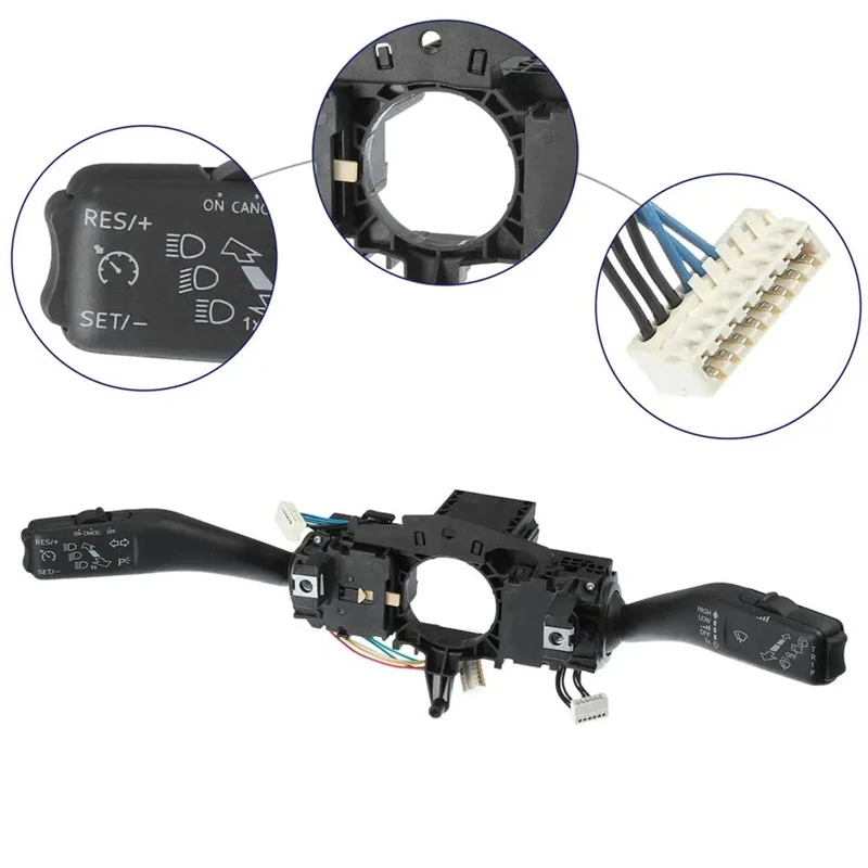 

5K0953513S Cruise Control Turn Signal Wiper Combination Switch For VW Touran Golf Plus MK6 Caddy Octavia Superb