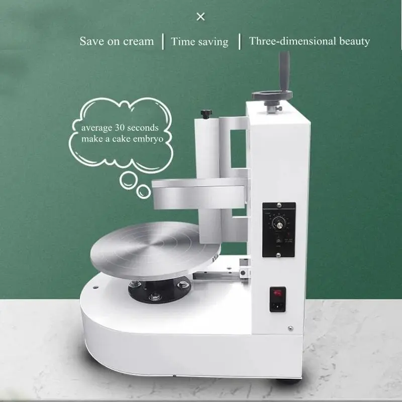 Birthday Cake Cream Icing Coating Machine Automatic Round Bread Cake Cream Butter Cake Cream Spreading Icing Maker