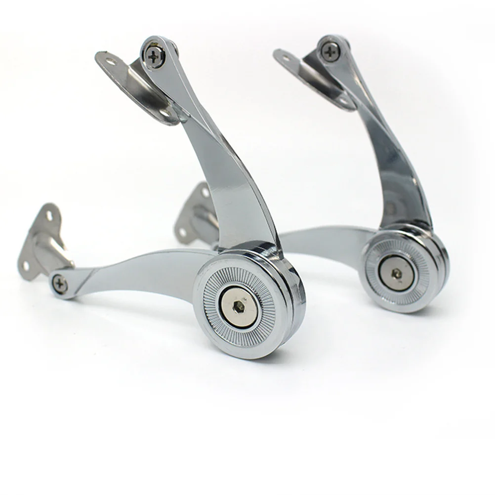 

Heavy Duty Cabinet Door Spring Lift Support Strut 90 Degree Hold Open For Furniture Diy Satin Silver Finish No Oil Leak Full