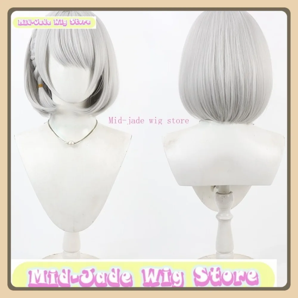 

Mid-jade Wig Store Cyberpunk Judy Alvarez Cosplay Wig Anime Game Role-playing Halloween Party Performance Synthetic Hair