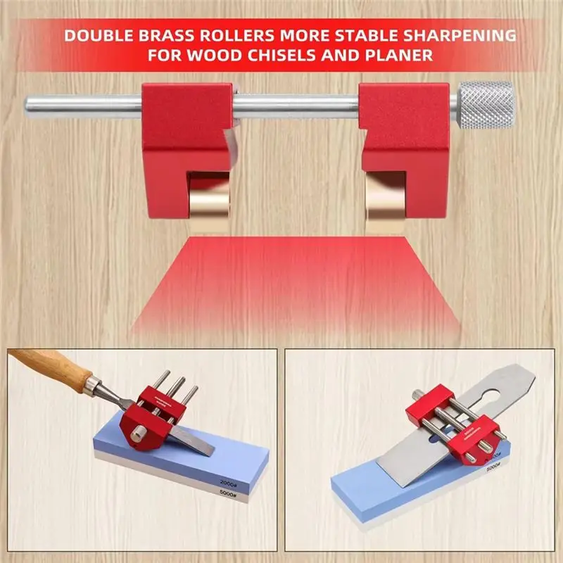 Light Weight Chisel Sharpening Jig Kit Honing Guide System Chisel Sharpener Sharpening Holder Guide