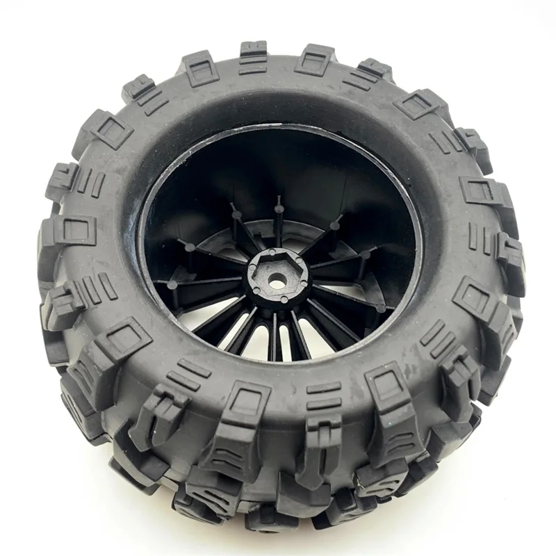 130mm 1/10 Monster Truck Tire & Wheel Hex 12mm For Traxxas Tamiya Kyosho HPI HSP Savage XS TM Flux LRP