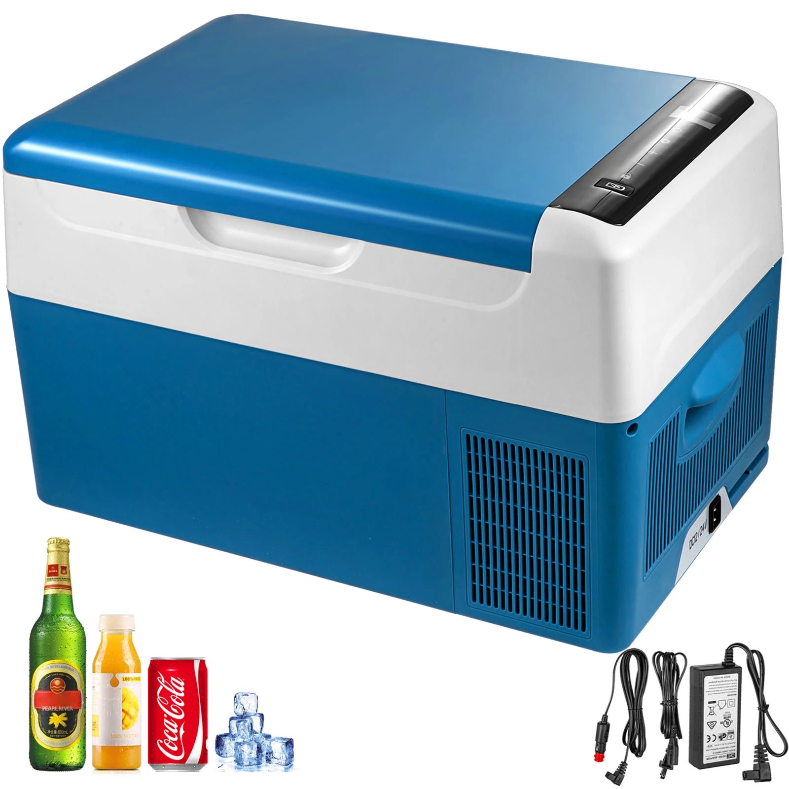 Image of SucceBuy Frigorifero portatile 23 Qt (22 litri) Controllo app frigorifero(-4 ℉ ~68 ℉ ) Dispositivo di raffrossodamento del compressore elettrico per frigorifero per auto cod004