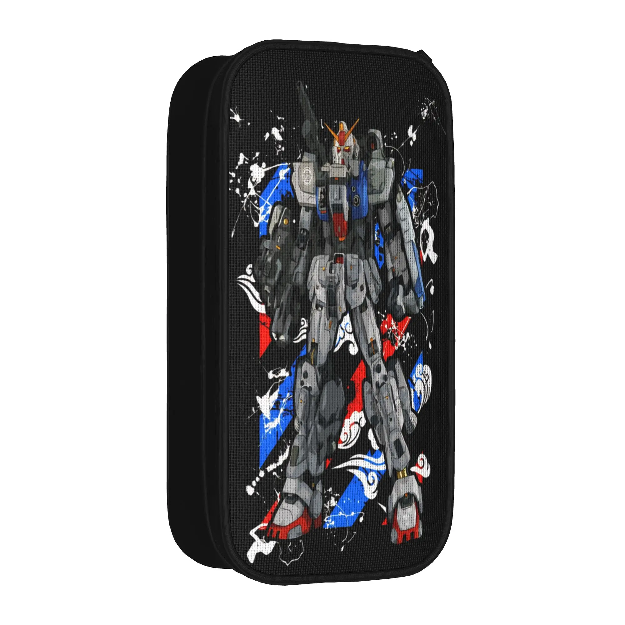 mobile suit gundams Pencil Case Double Layer Large-capacity Office Supplies  Pen Case Amazing Gift