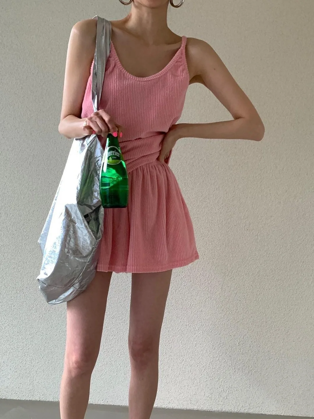 Koreanische Sle frauen Sexy Casual Biker ort Set Kleine Größe V-Ne Zwei-Stück Anzug Frühling Faion Trend Oberen und Bot