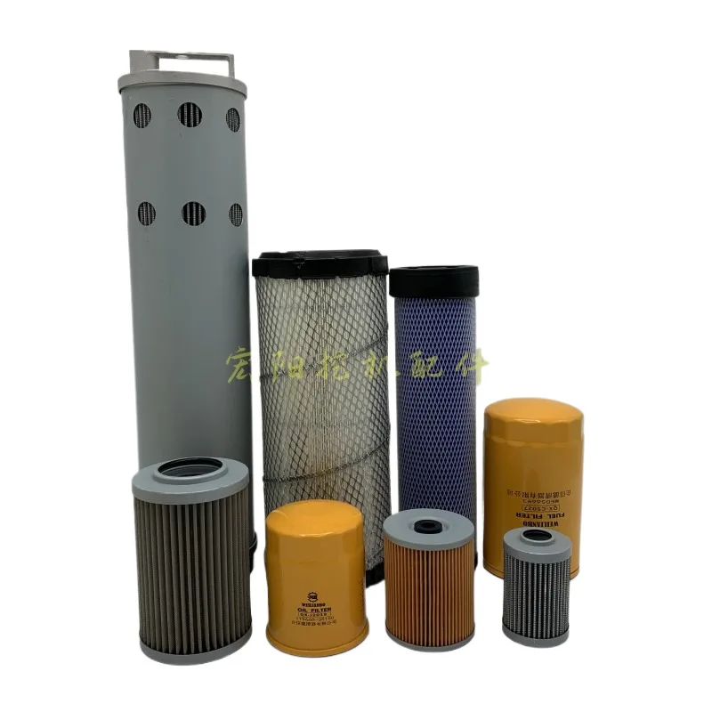 Fzoomlion 60e-10 Machine Filter Wood Filter Paper Diesel Air Filter Element Hydraulic Pilot Filter Element Excavator Accessories