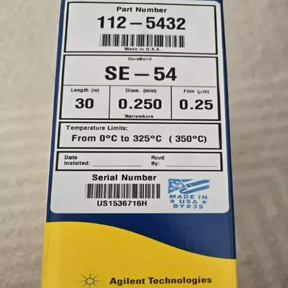 Agilent 5890,6890,7820,7890,8860,8890 SE-30 and SE-54 Columns 112-5432 30m,0.25mm,0.25um