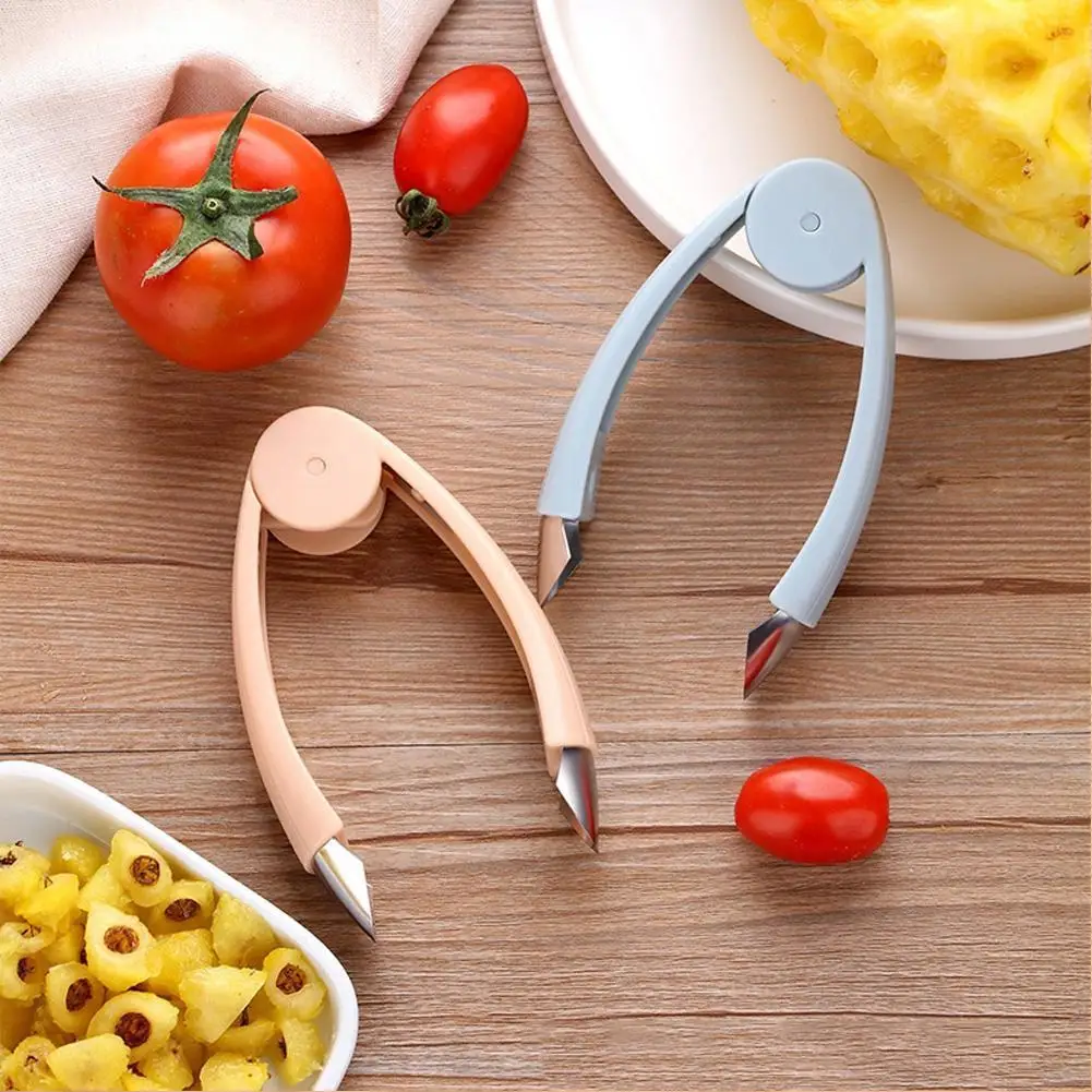 NEW Handheld Pineapples Eye Remover For Potato Eye Stainless Steel Pineapples Peeler Clip Fruit Shelling Tweezer Kitchen Gadget - Detail 1