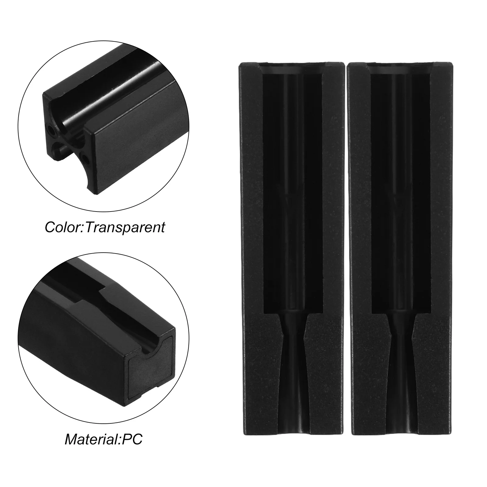 6Pcs Eyebrow Pencil Sharpener Assistant Device Premium Portable Sharpener Slot for Makeup Pencil Eyeliner Sharpening Tool