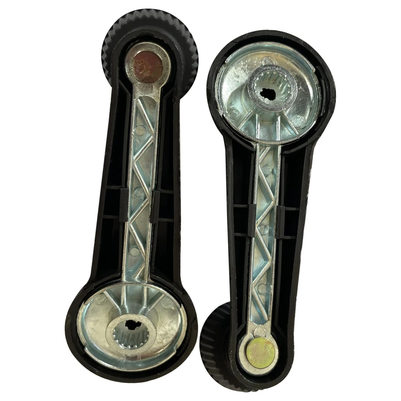 2pcs Window Winder Handle For Vw T2 T25 Transporter Camper Van 1969-1991 Black A327