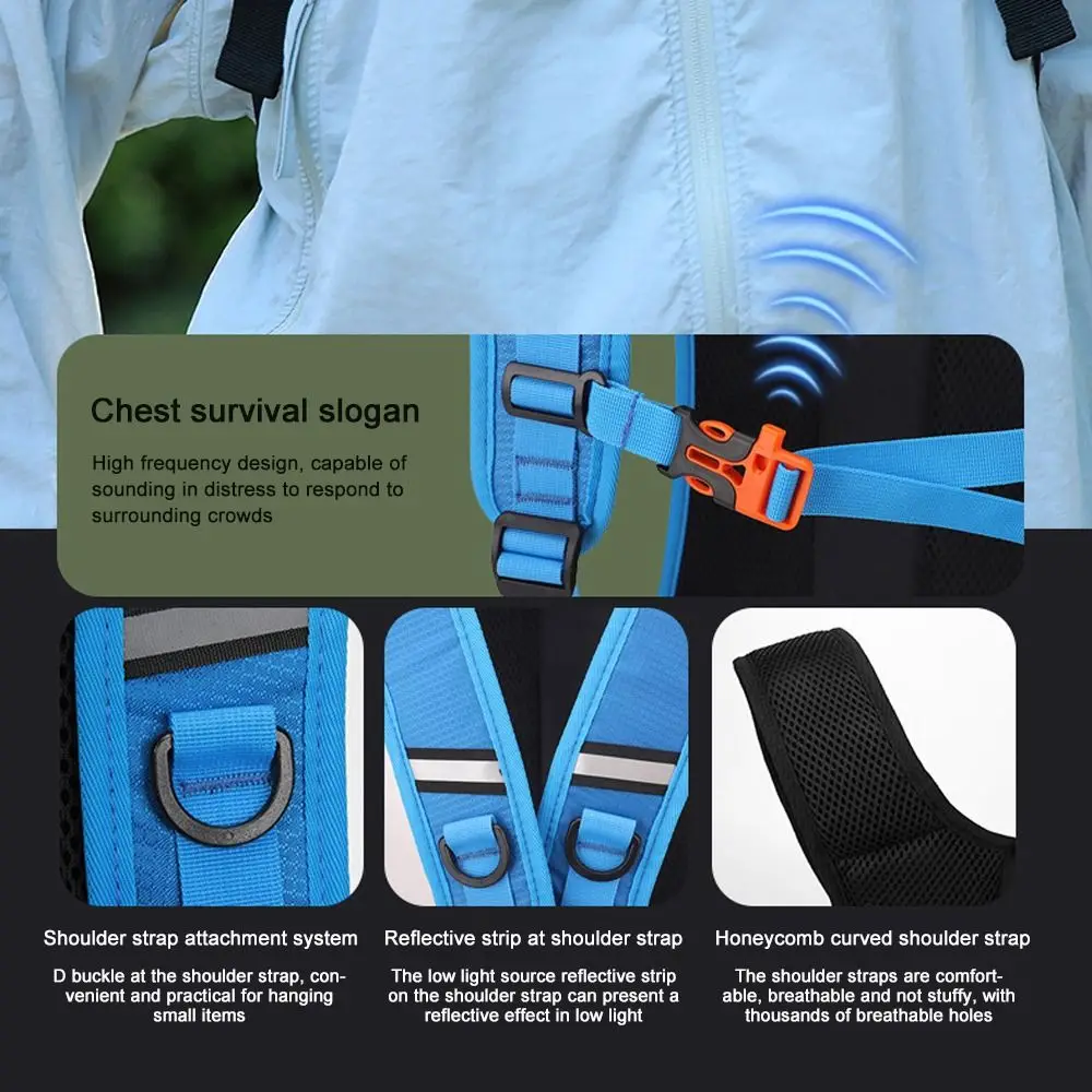 Lightweight Hydration Backpack Breathable Waterproof Running Hydration Vest Adjustable Reflective Running Vest for Outdoors