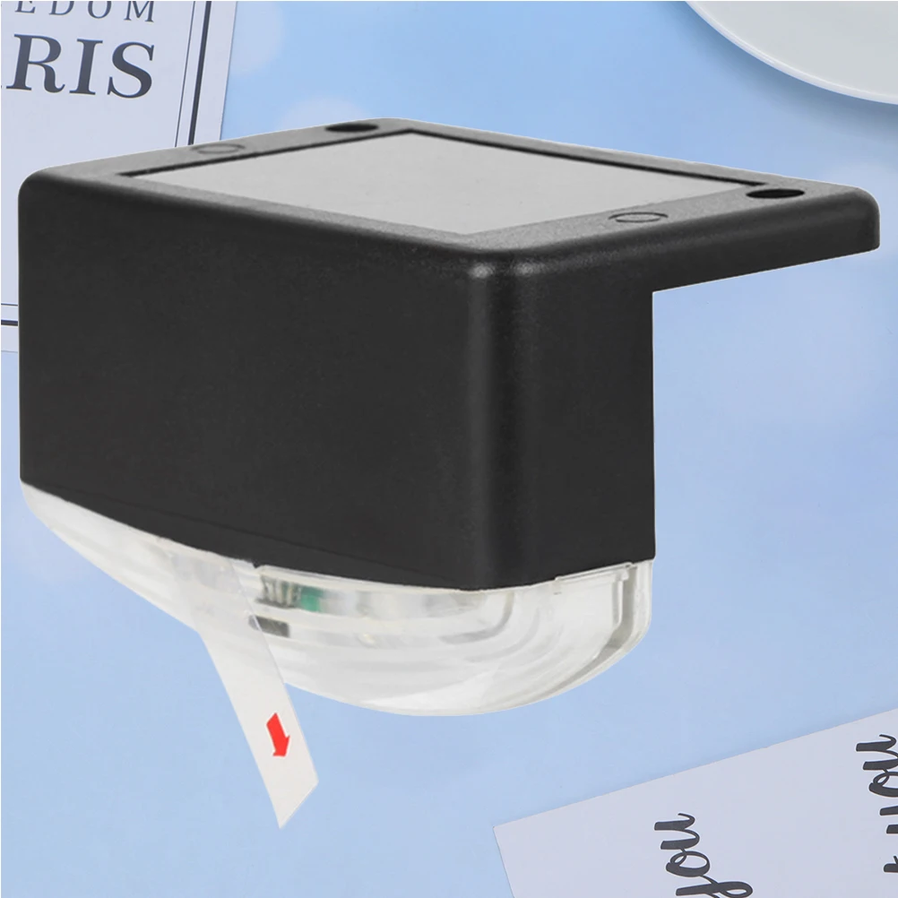 

1pc Solar Wall Lamp Waterproof Dustproof Garden Landscape High Brightness Outdoor Stair Path Light For Courtyard Park Porch