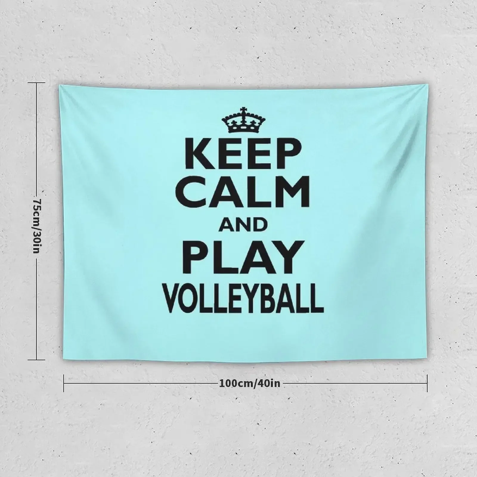 Volleyball Player Keep Calm Birthday Tapestry House Decorations Aesthetic Room Decors Tapestry