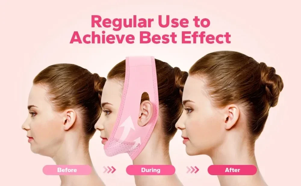 Breathable Face Skin Slimming Bandage Women Chin Cheek Lift Up Belt V Line Face Shaper Facial Massage Strap Care Beauty Tools