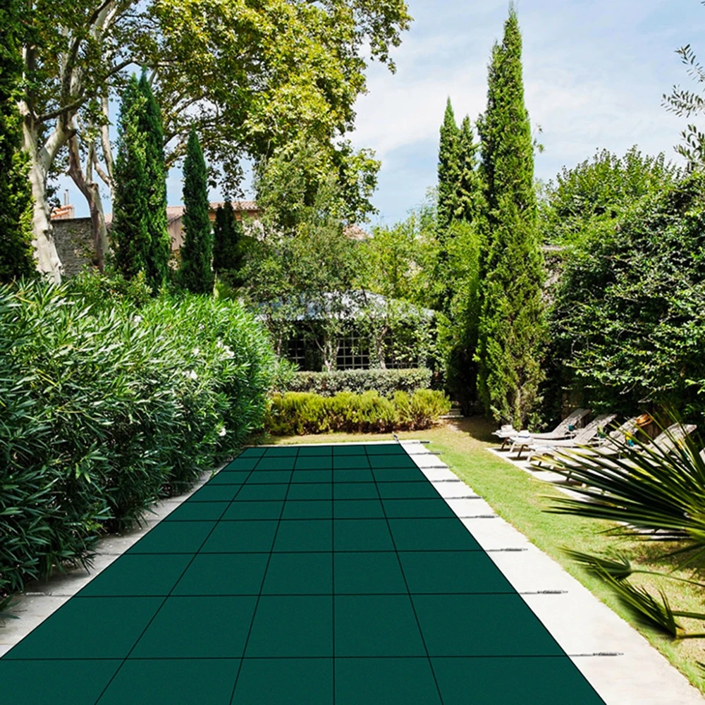 Polypropylene Durable Safety Pool Cover With Easy Install For Outdoor Family Use