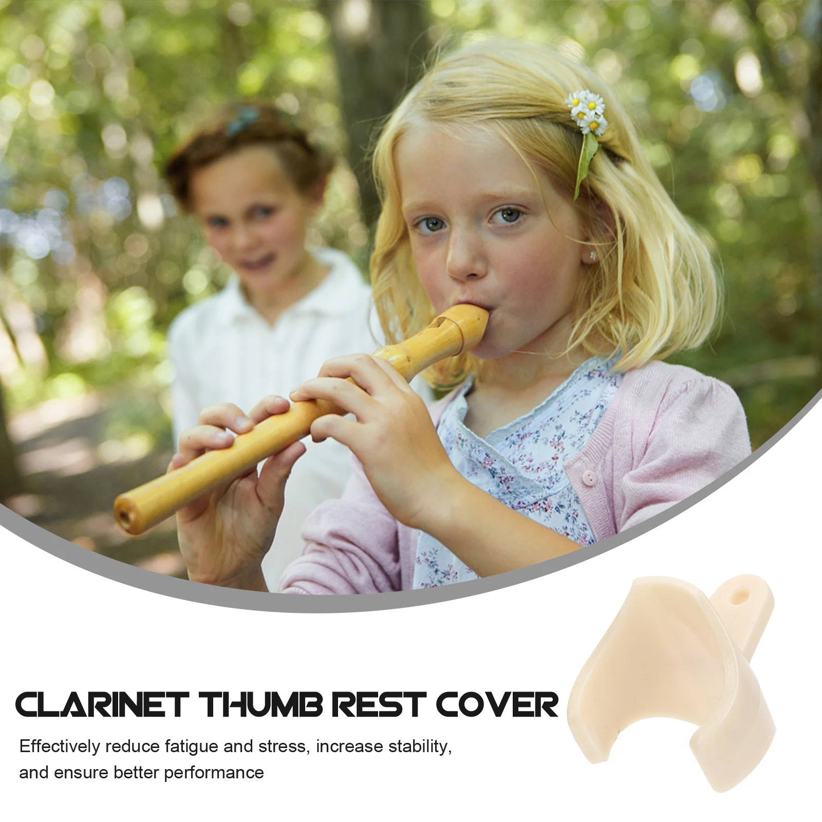 ปลอกนิ้วสำหรับคลาริเน็ต 5 ชิ้น ทำจากพลาสติก ABS ทนทานต่อการสึกหรอ เหมาะสำหรับเครื่องบันทึกเสียง ป้องกันนิ้วมือ ใช้งานได้ยาวนาน อุปกรณ์เสริมสำหรับคลาริเน็ต