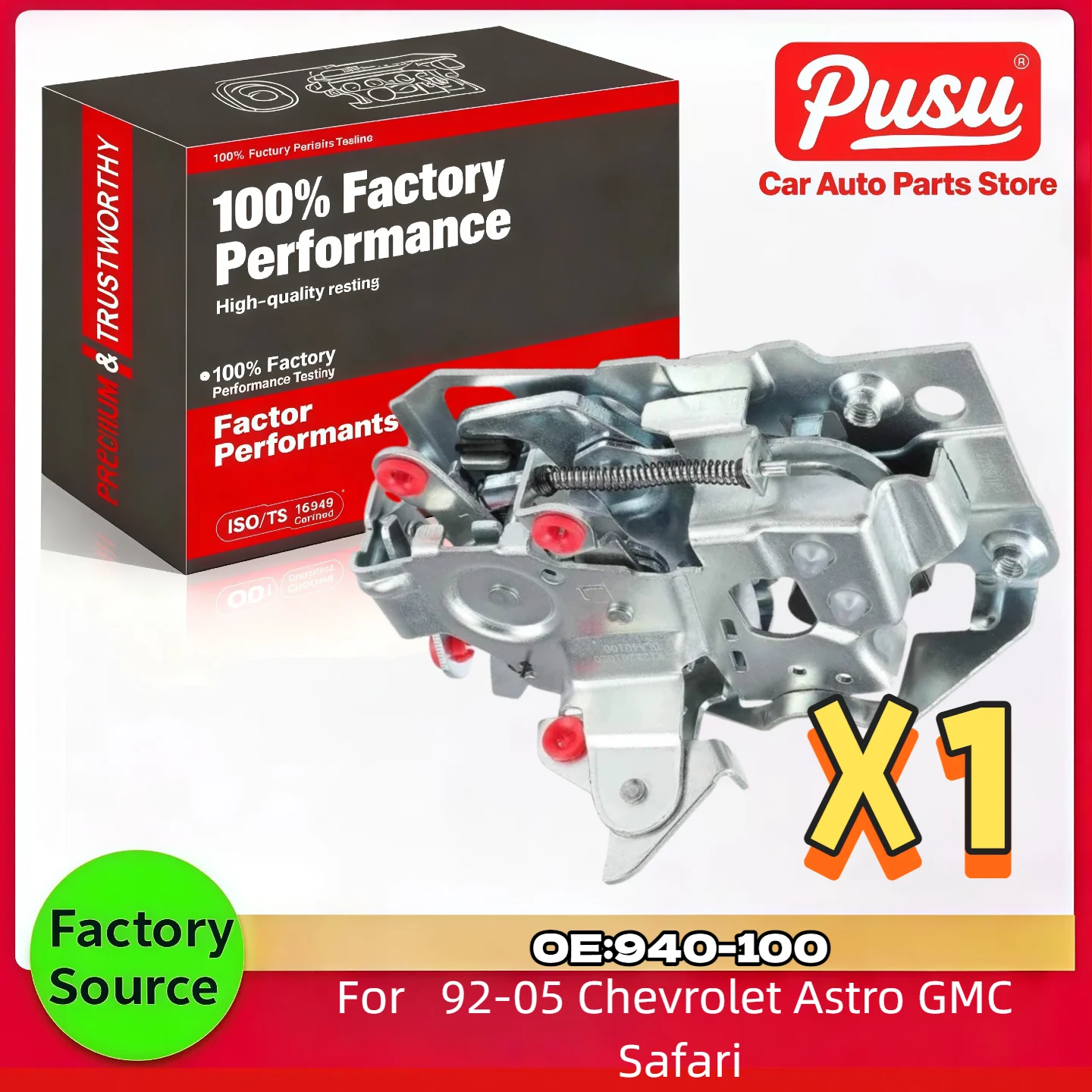 Para Chevrolet Astro GMC Safari Van cerradura de puerta delantera izquierda conjunto de actuador pieza 940-100