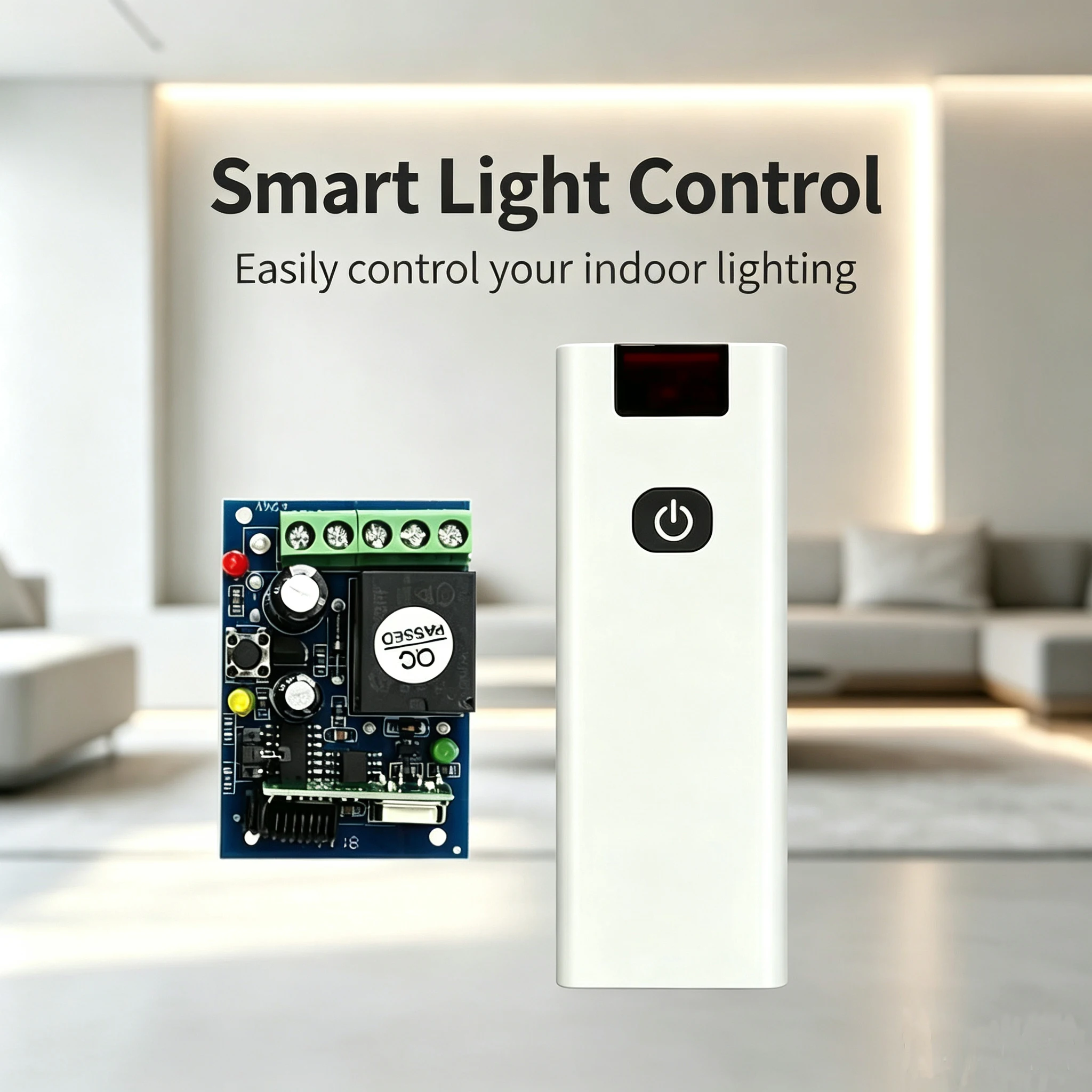 433mhz Universal DC12V  24V  10A relay  RF Wireless Remote Control switch  Receiver Transmitter Lighting/LED remot/lamp