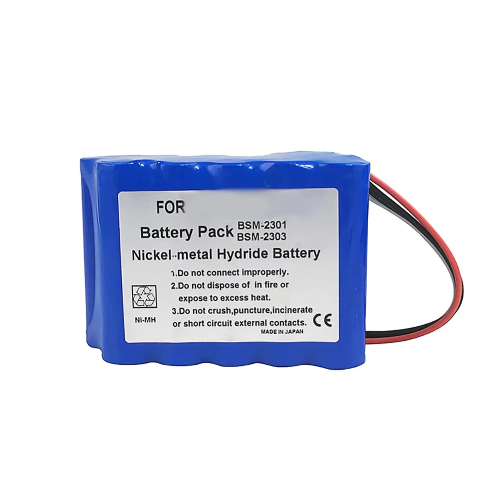 

Original BSM-2301 for BSM-2303 X062 YS-076P5 BSM-2301A Patient Monitor Battery 12V Ni-MH Rechargeable Battery