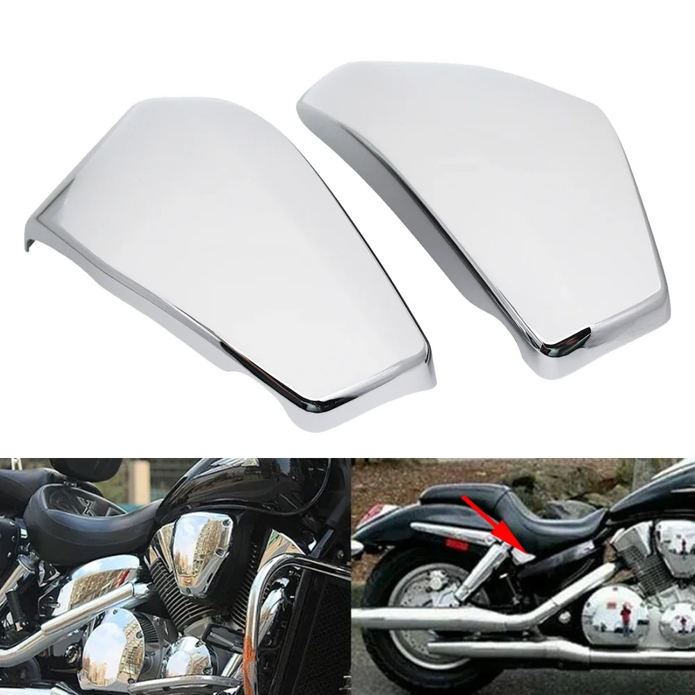 Motorcycle Battery Side Fairing Covers For Honda VTX1300 VTX 1300 2003-2009 R/Retro S/Spoke C/Custom T/Tourer 2006 2007 2008