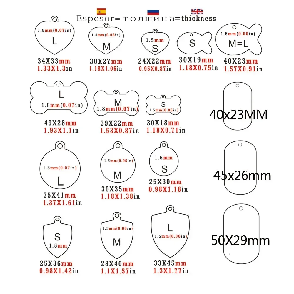 Personalized Pet Dog ID Tag Free Engraving Name Cat Puppy Keychain Pendant Keyring Pet Accessories Collar Supplies