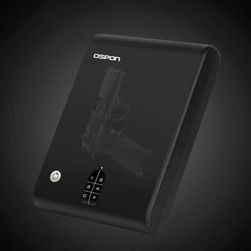 Mini cassetta di sicurezza portatile con password elettronica per pistola, cassetta di sicurezza portatile per archiviazione di sicurezza touchscreen