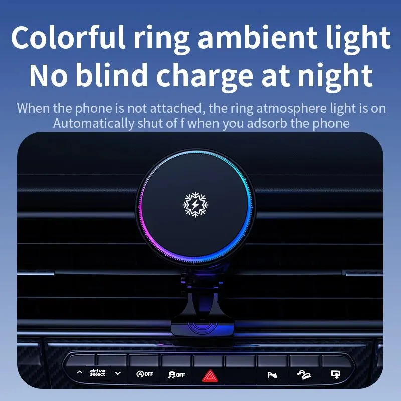 Magnetic Cooling Car Charger 6