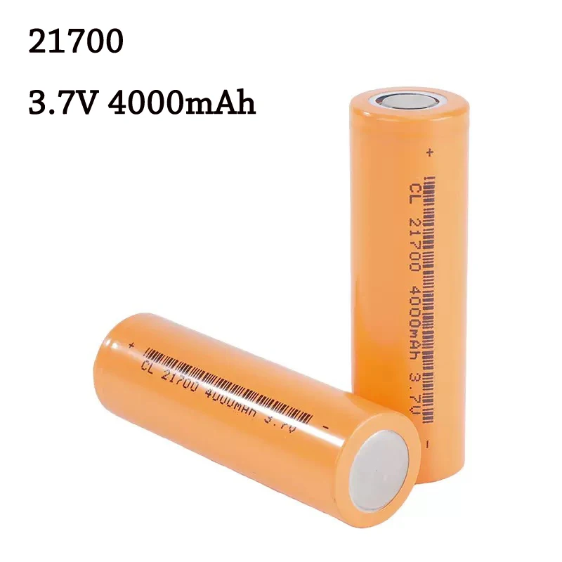 3.7V 21700 Lithium Battery 4000mAh 10C Discharge Electric Screwdriver Tool Battery Solar Street Light Electric Vehicle