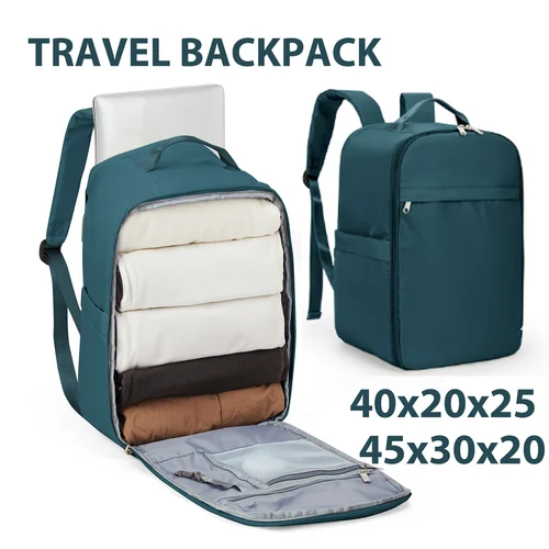 Imagen 1 del producto Mochila de cabina 40x20x25 Ryanair, mochila de viaje impermeable para acampar y senderismo al aire libre para mujeres y hombres, mochila para ordenador portátil de gran capacidad