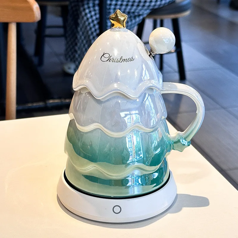 Birthday gift for mother Qixi Festival Valentine's Day gift for girlfriend mug for girl wife practical Christmas tree cup