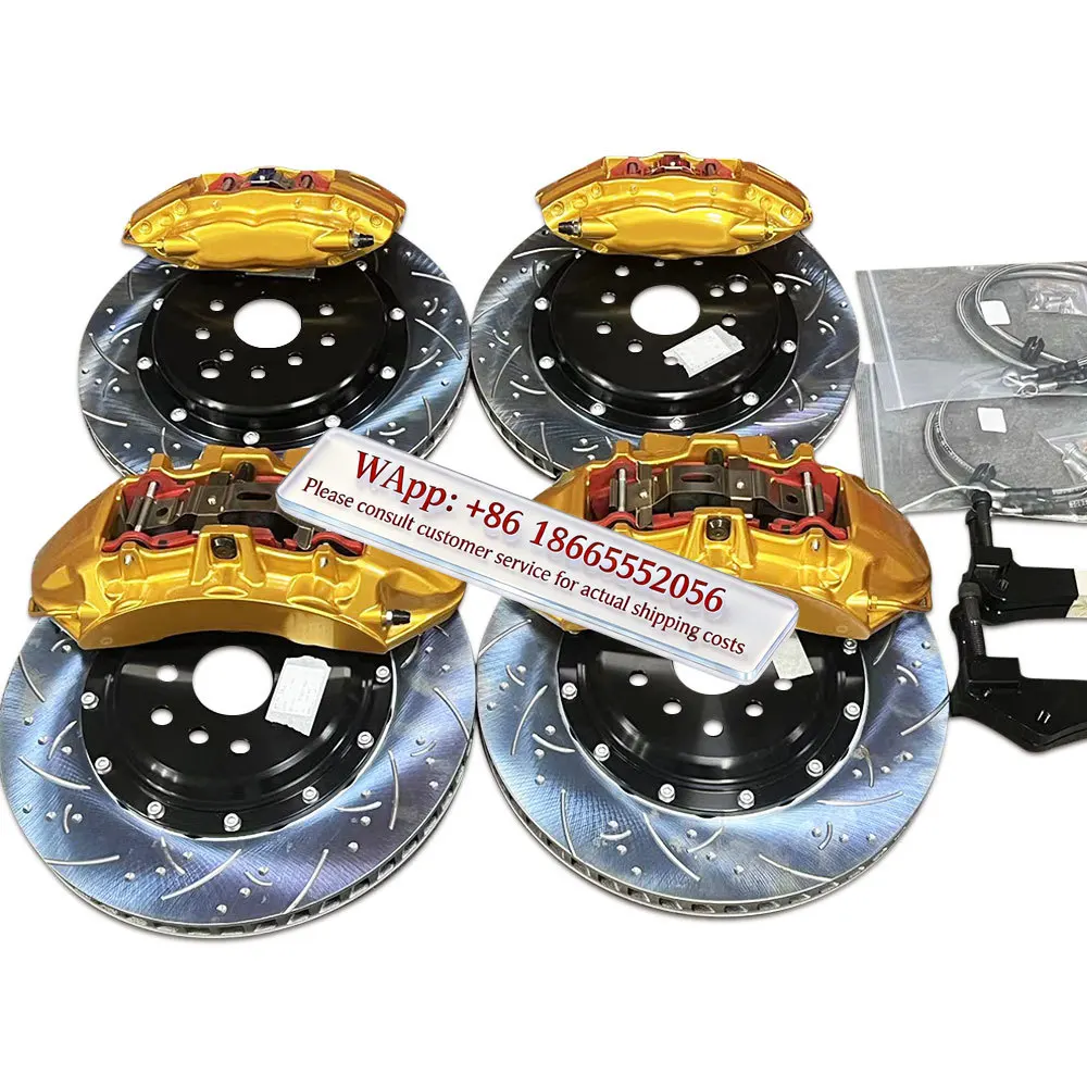 

4 6 8 Pot Calipers Cover Set Upgraded Auto Brake Systems Big Brake Rotors Discs Kit for Au di S6 C7 S8 A6 C8 Rs7 S4 B85