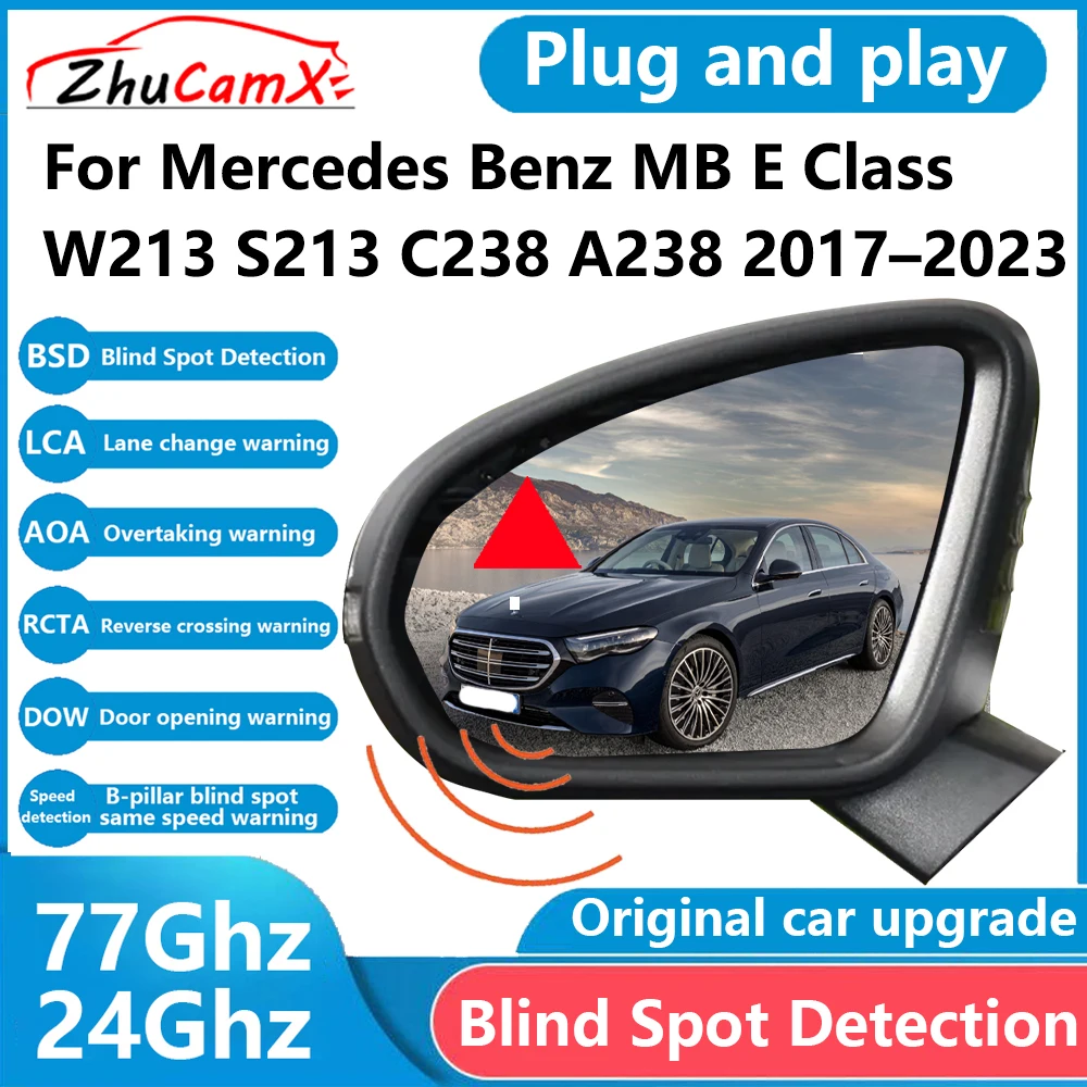 for Mercedes Benz MB E Class W213 S213 C238 A238 BSD Blind Spot Detection Sensor Radar Driving Warning System Plug and Play