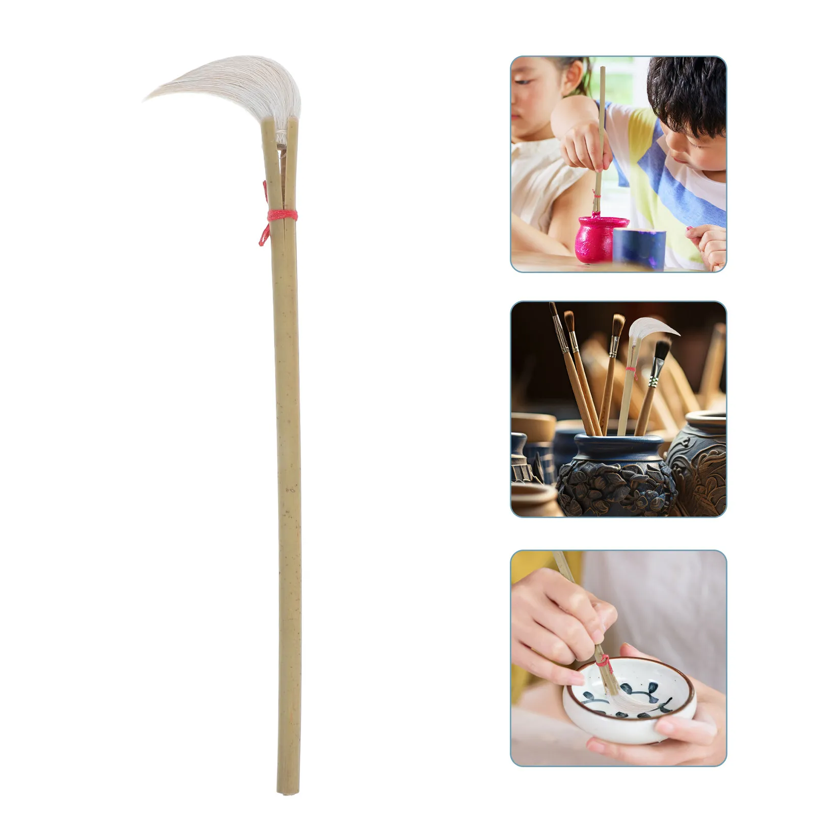 

Инструмент для точной керамической росписи: водный маркер с кроличьим ворсом для любителей гончарного дела