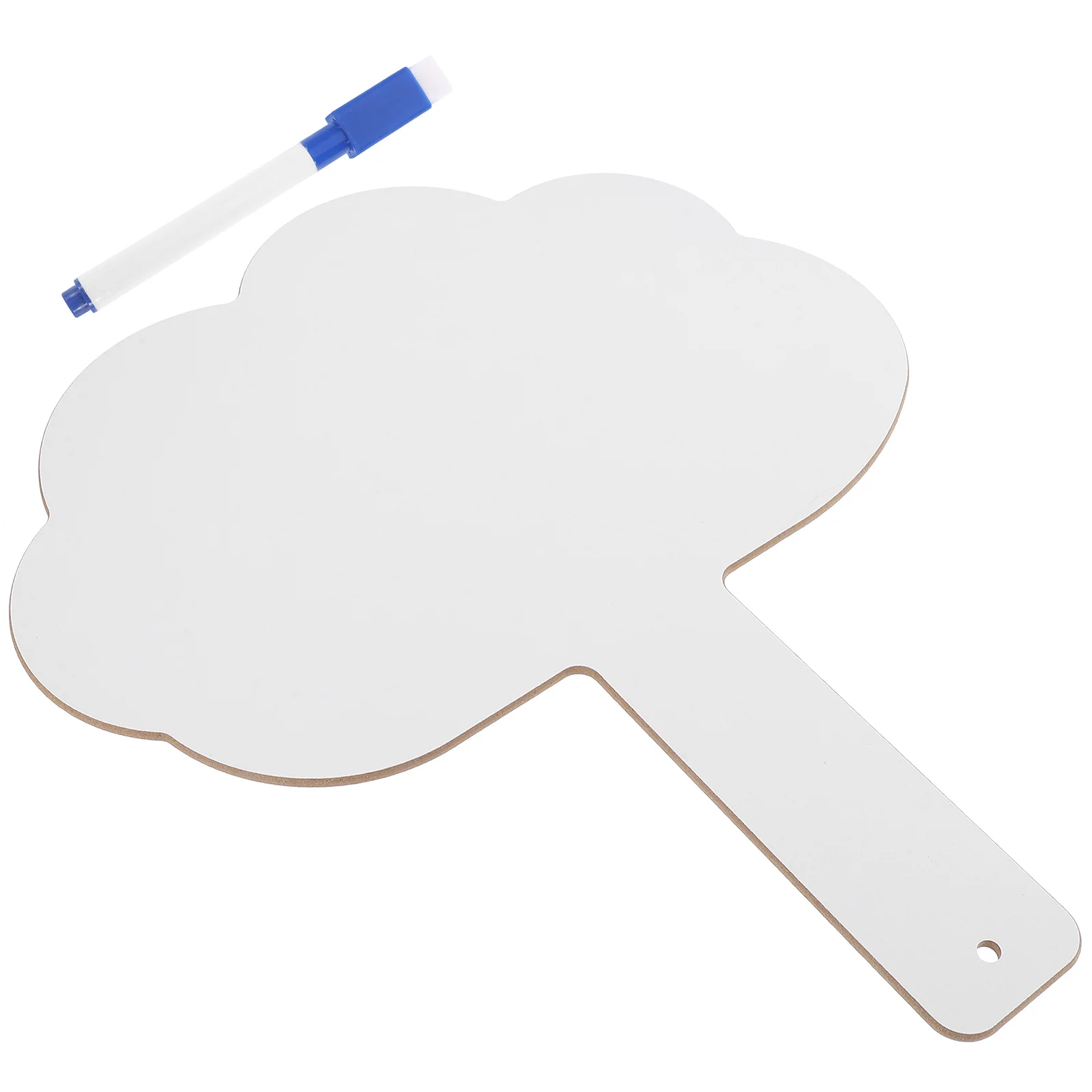 

1 set Sturdy Reusable Dry Erase Paddles for Kids Children's Scribble Boards Portable Answer Boards Classroom Supplies