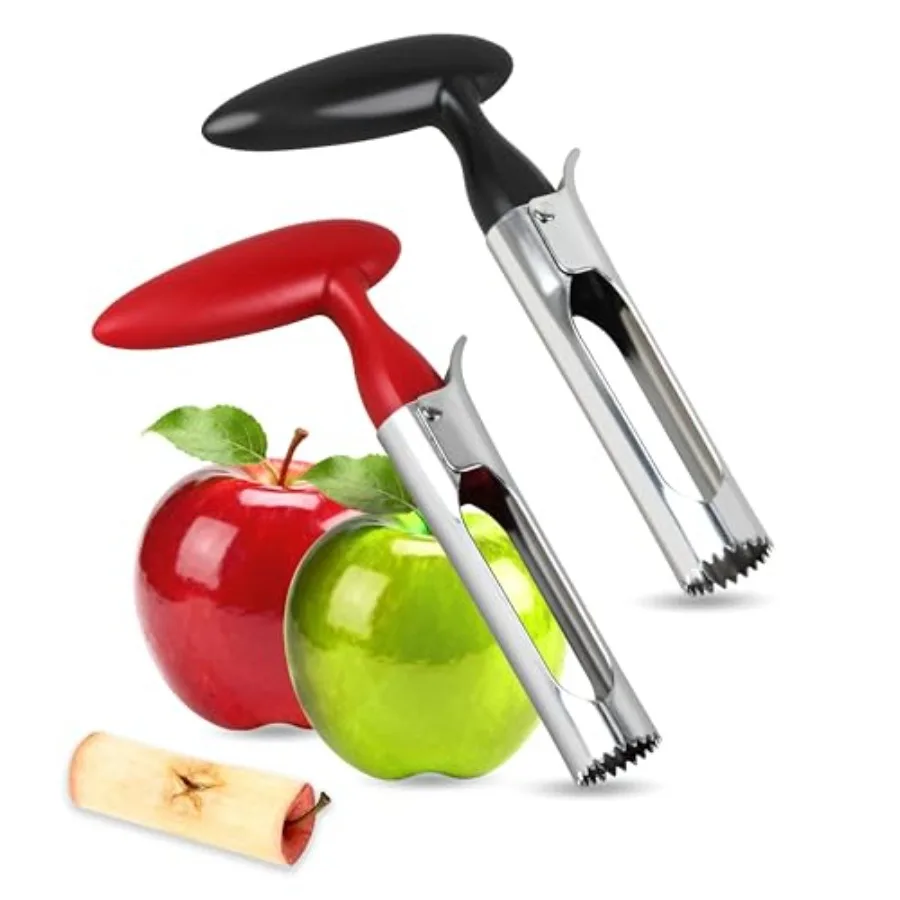 

Kitchen Apple Corer Tool with Stainless Steel Serrated Blade for Efficient Core Removal in Baking Fruit Preparation and Dessert