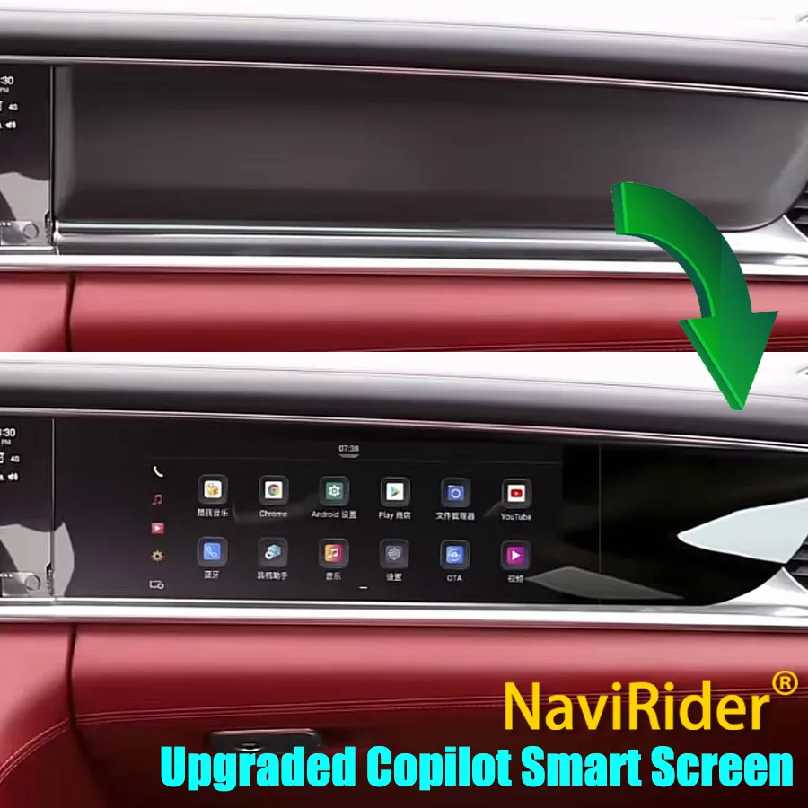 Car Radio For Porsche Panamera 2017-2023 Android Passenger Instrument Entertainment GPS Stereo Digital Co-pilot Smart Screen