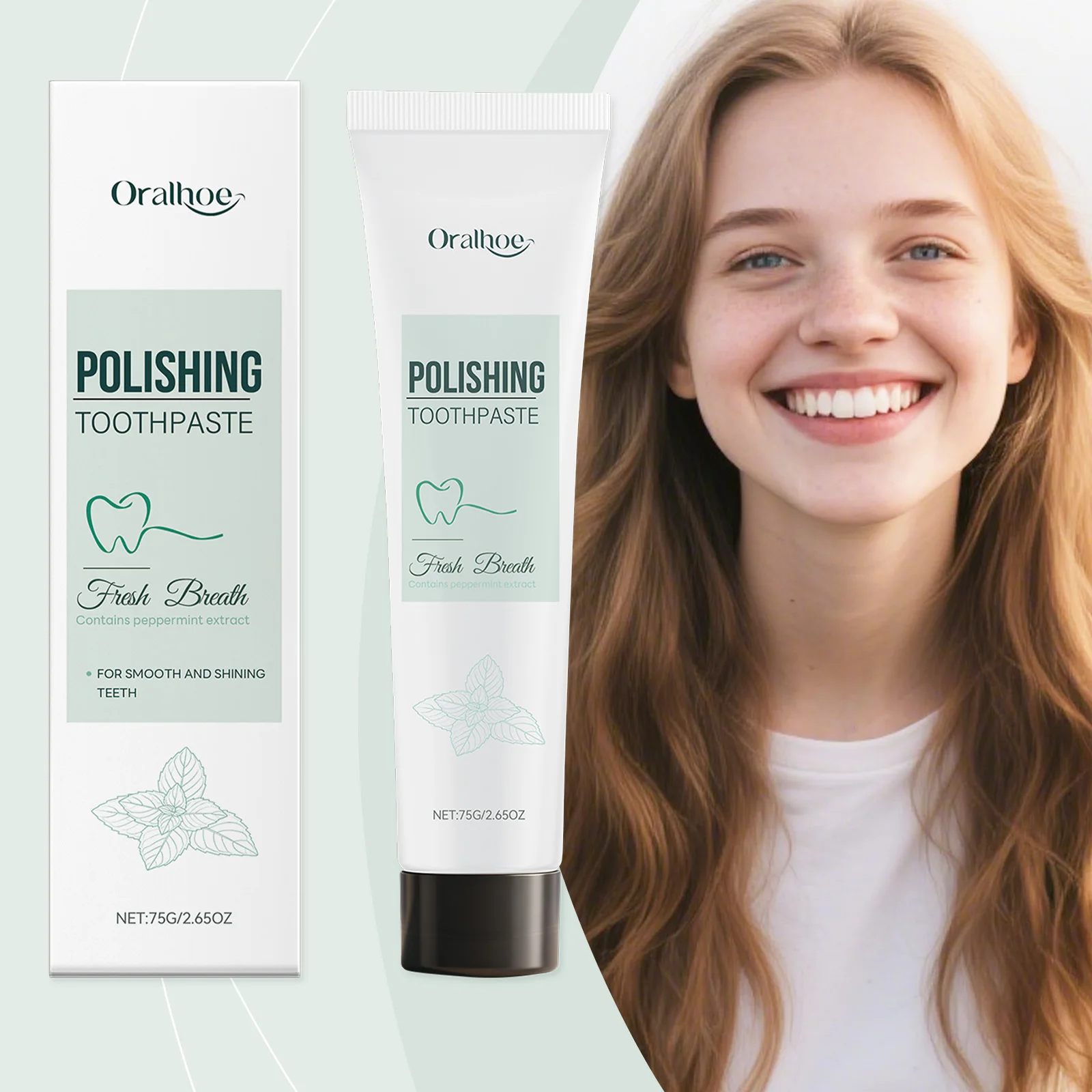 

Gentle Formula Oral Care Toothpaste Cleans Teeth Dirt Reduces Stains Enhances Smoothness Brightens Teeth Daily Dental Care