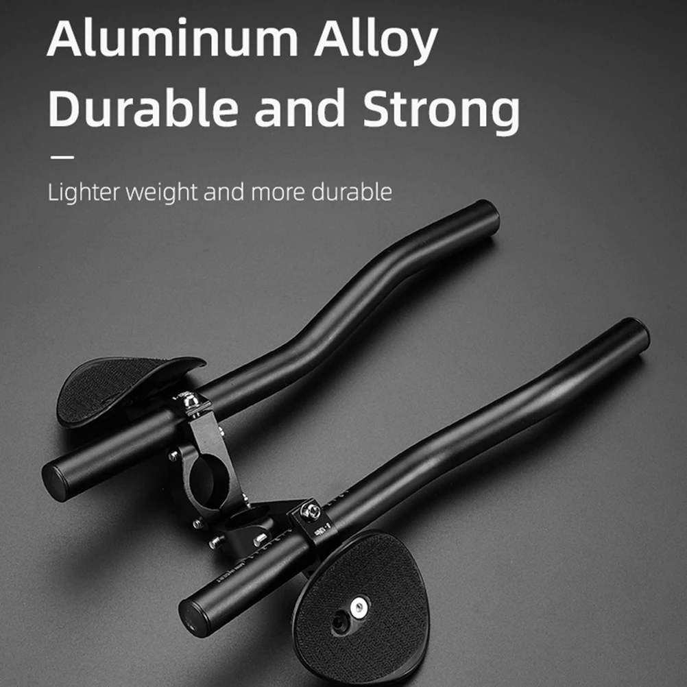 

1 set Frosted Bicycle Handlebar Aluminum Alloy Front Rest Durable Lightweight Safety for Kids Outdoor Riding Road Bike