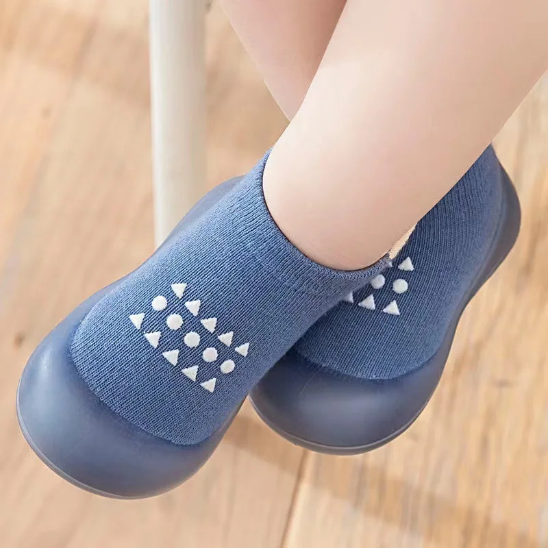 

Baby Shoes Kids Soft Rubber Sole First Walkers Children Sock Shoes Non-slip Floor Socks Toddler Sock Shoes 0-4Y Boy Girl Booties