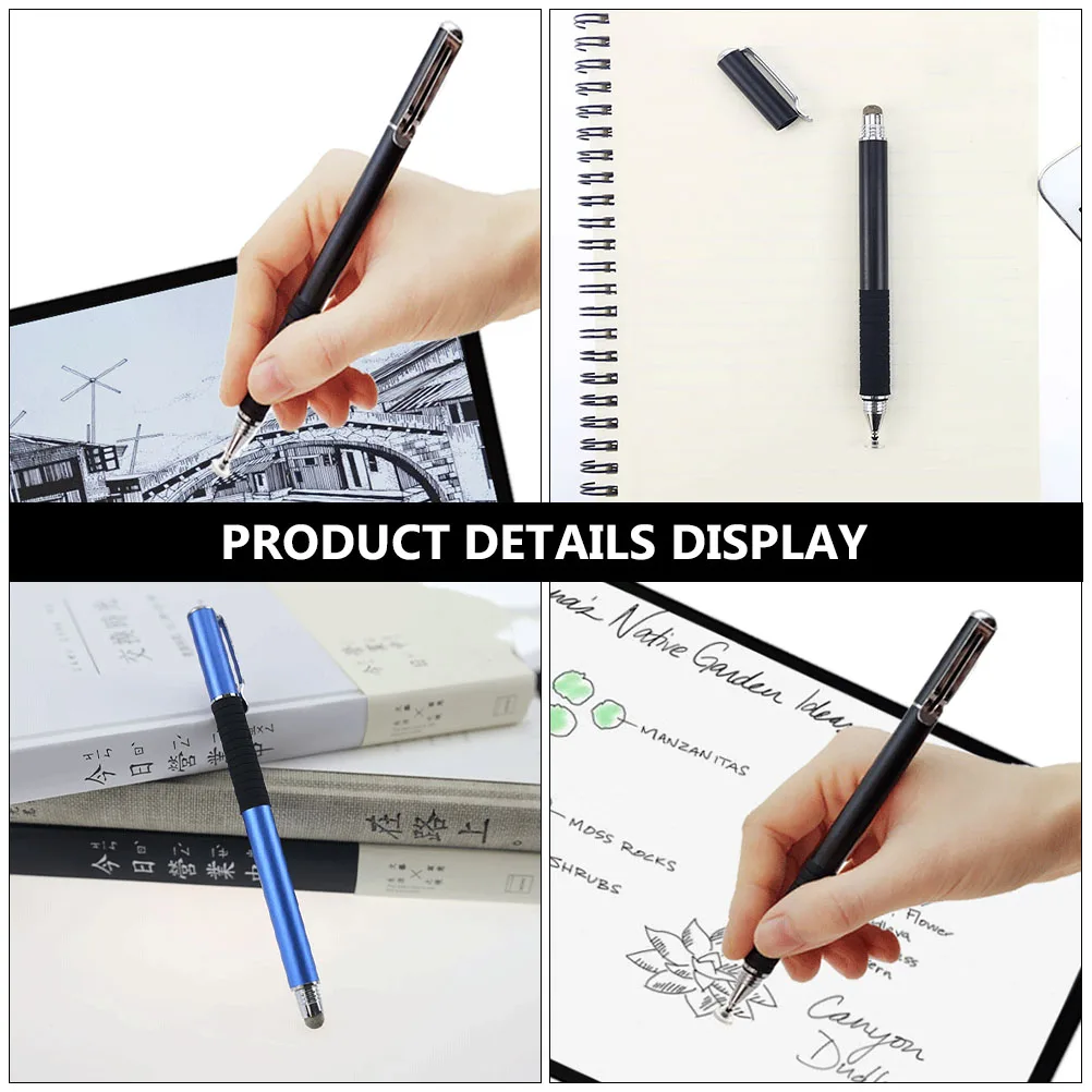 

Capacitive Stylus Pen Fine Workmanship Durable Universal Metal Silicon Tip Replacement For Tablet Phone Touch Screen Device
