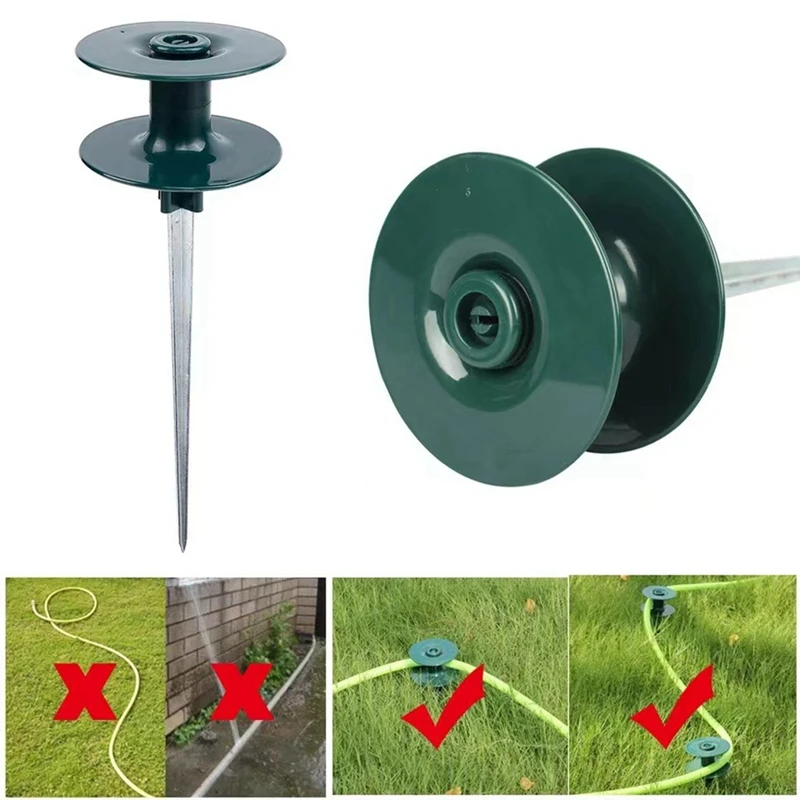 2PCS Garden Hose Guide Nails Set To Prevent The Garden Hose From Entering The Flower Bed For Plant Protection Set Kit