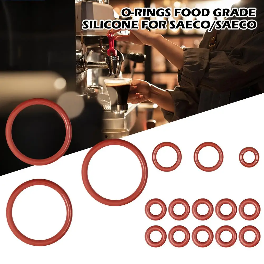 15pcs O-Ring Seal Kit Gasket For Saeco/Gaggia/Spidem Brewing Group Spout Connector Coffee Machine Accessories Kitchen Gadgets