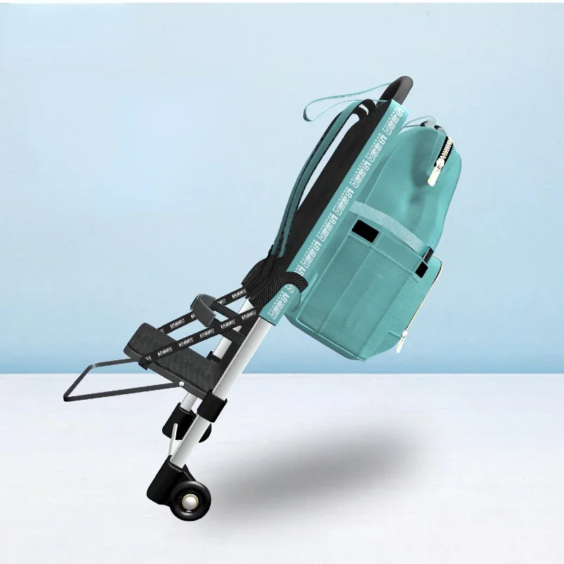 Folding Lightweight Baby Strollers, Can Sit and Lie Kids Travel Stroller Buggy Collapsible Portable Trolley Backpack Baby Cars